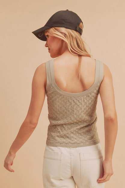 Beachcomber Oat Knit Tank Top