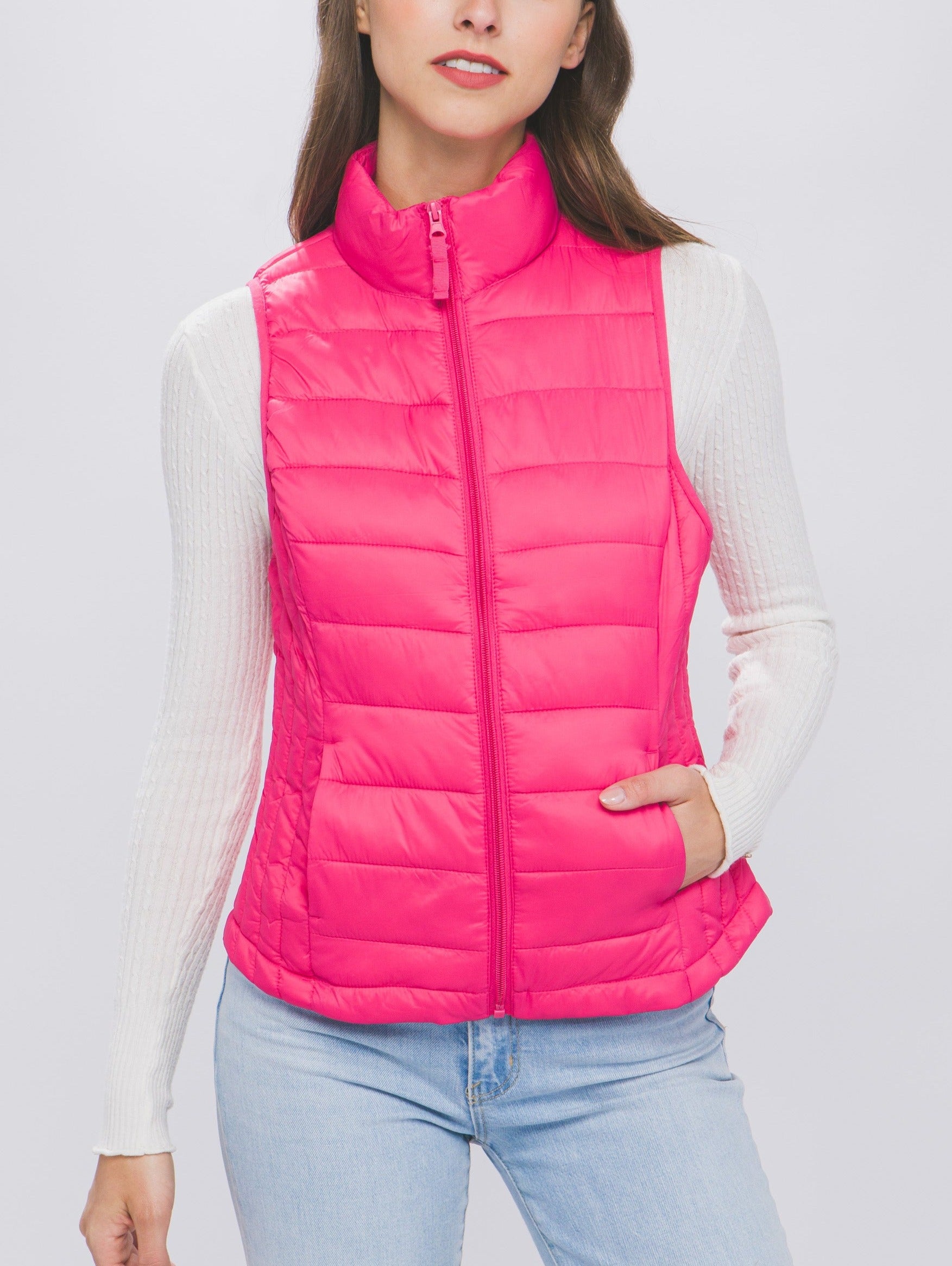 Fuschia 2025 puffer vest