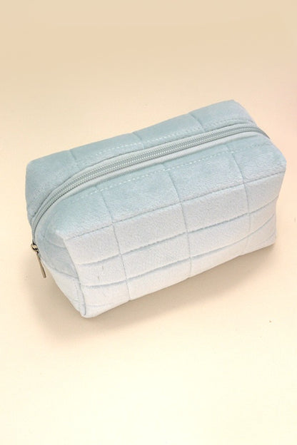 Travel Size Velvet Cosmetic Makeup Pouch Bag