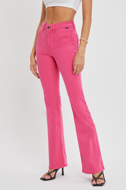 Cello Mid-Rise Raspberry Flare Jean