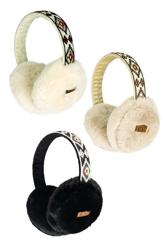 C.C Aztec Pattern Earmuff