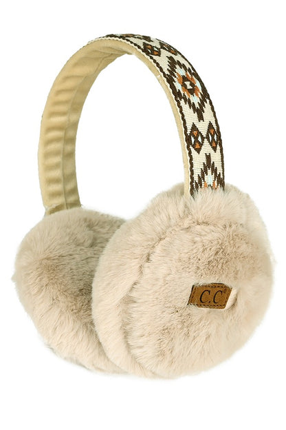 C.C Aztec Pattern Earmuff