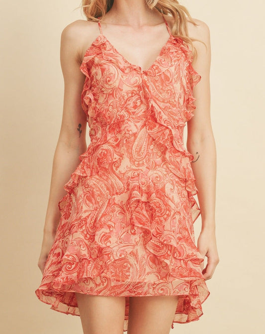 Sweet Spot Ruffle Mini Dress