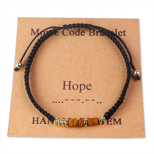 Morse Code "Hope" Bracelet