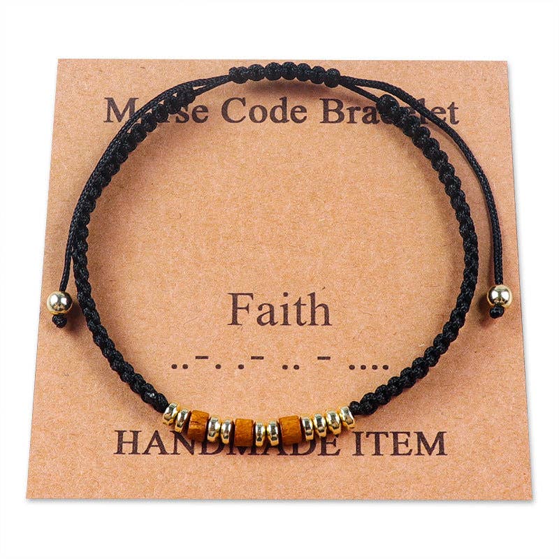 Morse Code "Faith" Bracelet