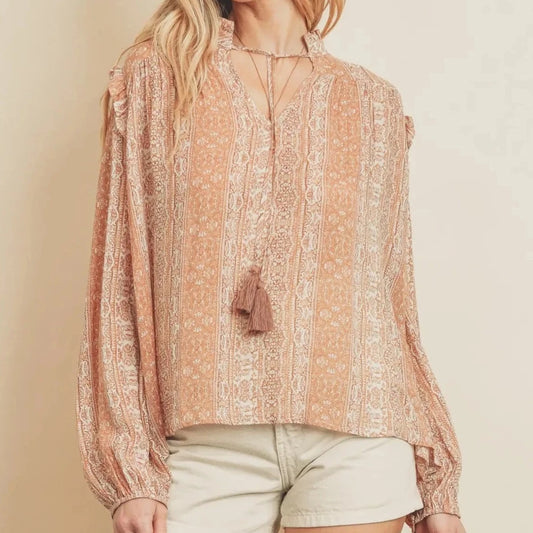 Sedona Paisley Boho Top